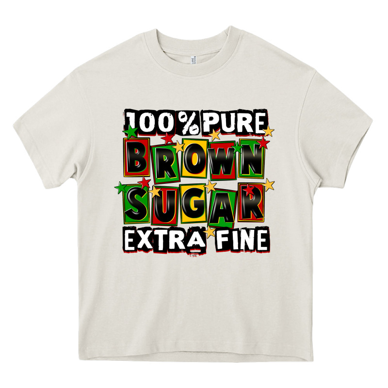 100 Pure Brown Sugar Extra Fine Heavy Core Tee by CowGirlArtShop | Teevron