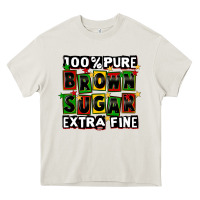 Cream 100 pure brown sugar extra fine Heavy Core Tee - CowGirlArtShop