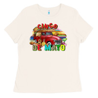 Bone Cinco de mayo truck Ladies Tee - FaDigitalArtStudio