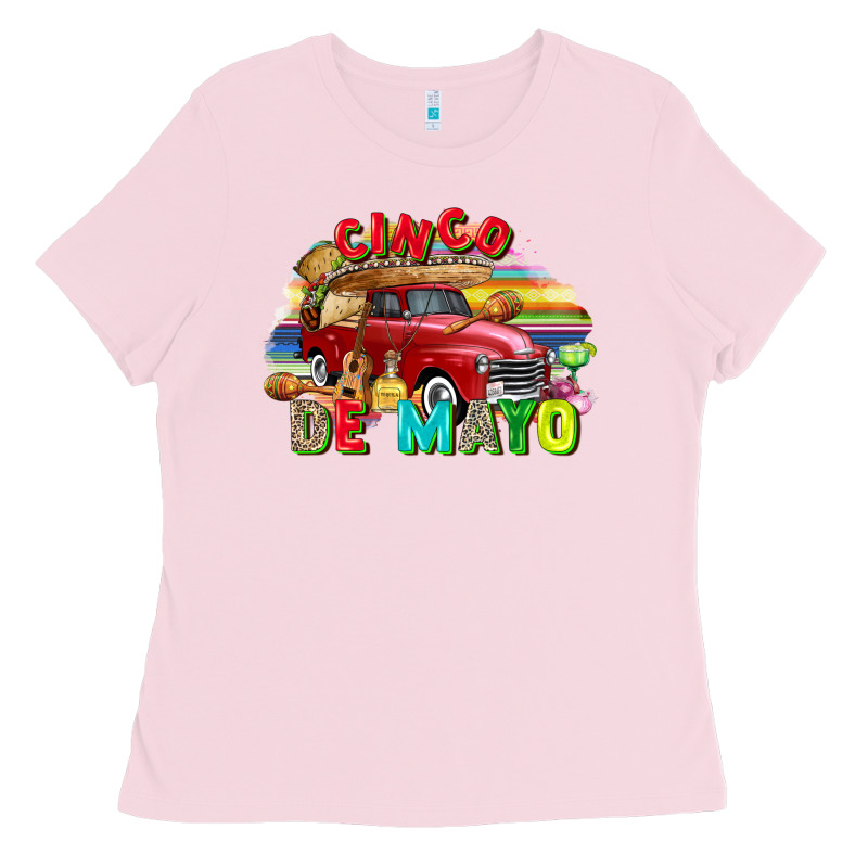 Cinco De Mayo Truck Ladies Tee by FaDigitalArtStudio | Teevron