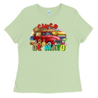 Matcha Cinco de mayo truck Ladies Tee - FaDigitalArtStudio