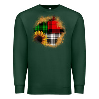 Sports Green sunflower christmas patch3 Premium Sweatshirt - JahusDesignShop