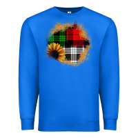 True Royal sunflower christmas patch3 Premium Sweatshirt - JahusDesignShop