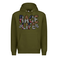 Army Green race life Premium Hoodie - RacoonDesign