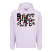 Lilac race life Premium Hoodie - RacoonDesign