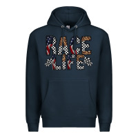 Navy race life Premium Hoodie - RacoonDesign