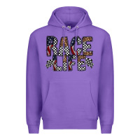 Purple race life Premium Hoodie - RacoonDesign
