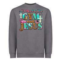 Storm all i need is the gym and jesus Heavyweight Sweatshirt - JahusDesignShop