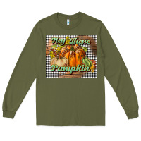 Army Green hey there pumpkin mouse pad Long Sleeve Tee - BundleAndBundleShop