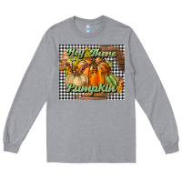 Heather Grey hey there pumpkin mouse pad Long Sleeve Tee - BundleAndBundleShop