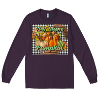 Plum hey there pumpkin mouse pad Long Sleeve Tee - BundleAndBundleShop