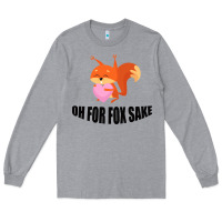 Heather Grey Oh, For Fox Sake Long Sleeve Tee - Bettercallsaul