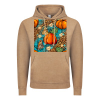 Vintage Coffee pumpkin and butterfly seamless pattern Vintage Hoodie - BundleAndBundleShop