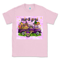 Bubblegum Pink Mardi Gras with gnomies tumbler Classic Tee - HowdyJamesFarm