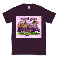 Plum Mardi Gras with gnomies tumbler Classic Tee - HowdyJamesFarm