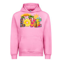 Fuchsia Pink love pineapple Urban Hoodie - RanaPortraitStore