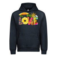 Navy love pineapple Urban Hoodie - RanaPortraitStore