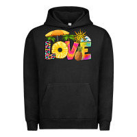 Pigment Black love pineapple Urban Hoodie - RanaPortraitStore