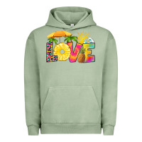 Pigment Oil Green love pineapple Urban Hoodie - RanaPortraitStore