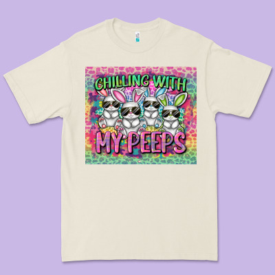 Easter Day Chilling With My Peeps Premium Tee Designed By Cowgirlartshop
