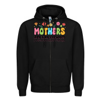 Black mothers are like flowers Zipper Hoodie - JahusDesignShop