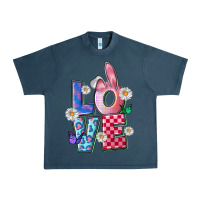Midnight Navy easter love Urban Heavy Tee - FaDigitalArtStudio