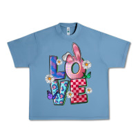 Pebble Blue easter love Urban Heavy Tee - FaDigitalArtStudio