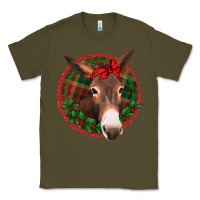 Army Green Christmas donkey with bandana Classic Tee - Jasminsmagicworld