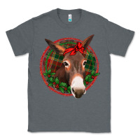 Charcoal Heather Christmas donkey with bandana Classic Tee - Jasminsmagicworld