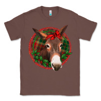 Chestnut Christmas donkey with bandana Classic Tee - Jasminsmagicworld