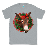 Heather Grey Christmas donkey with bandana Classic Tee - Jasminsmagicworld