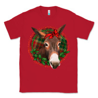 Red Christmas donkey with bandana Classic Tee - Jasminsmagicworld