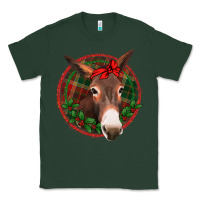 Sports Green Christmas donkey with bandana Classic Tee - Jasminsmagicworld