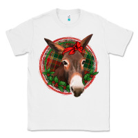 White Christmas donkey with bandana Classic Tee - Jasminsmagicworld