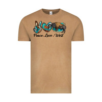 Vintage Camel peace love west bison Vintage Tee - RanaPortraitStore