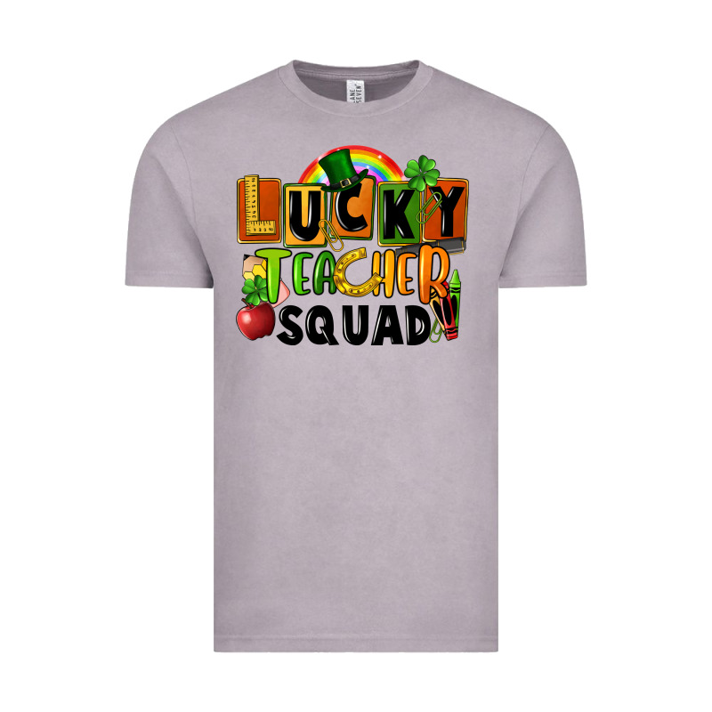 Lucky Teacher Squad St. Patricks Day Vintage Tee by FaDigitalArtStudio | Teevron