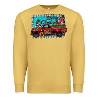 Antique Gold truck merry christmas Premium Sweatshirt - JahusDesignShop