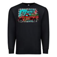 Black truck merry christmas Premium Sweatshirt - JahusDesignShop