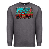 Charcoal Heather truck merry christmas Premium Sweatshirt - JahusDesignShop