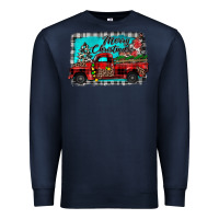 Navy truck merry christmas Premium Sweatshirt - JahusDesignShop