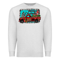 Oatmeal Heather truck merry christmas Premium Sweatshirt - JahusDesignShop