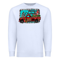 White truck merry christmas Premium Sweatshirt - JahusDesignShop