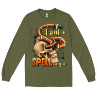 Army Green i put a spell on you Long Sleeve Tee - BundleAndBundleShop