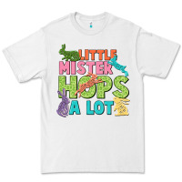 White Little mister hops a lot Easter Day Premium Tee - CowGirlArtShop