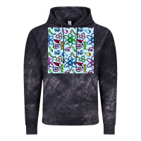 Cloud Black Science Teacher Seamless Pattern Vintage Hoodie - BundleAndBundleShop