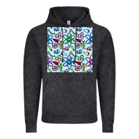 Vintage Black Science Teacher Seamless Pattern Vintage Hoodie - BundleAndBundleShop