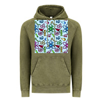 Vintage Olive Science Teacher Seamless Pattern Vintage Hoodie - BundleAndBundleShop