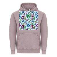 Vintage Zinc Science Teacher Seamless Pattern Vintage Hoodie - BundleAndBundleShop