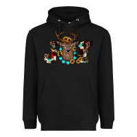 Black christmas joy Heavyweight Hoodie - JahusDesignShop