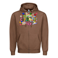 Chestnut childcare life Zipper Hoodie - JahusDesignShop